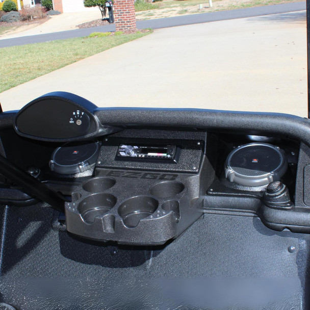 DOWN4SOUND PODS DOWN4SOUND Single 6.5" and Single Tweeter Speaker Pods for the Dash of a 08-22 E-Z-Go RXV-E-Z-Go 2FIVE
