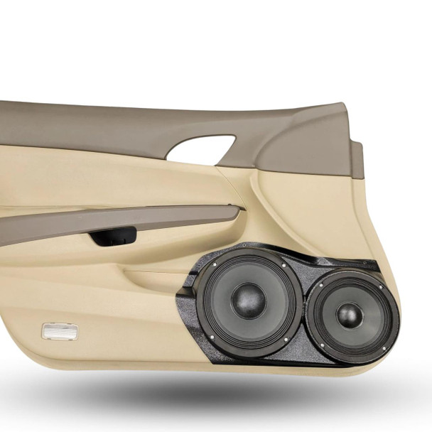 DOWN4SOUND PODS DOWN4SOUND Single 8" and Single 6.5" Speaker Pods for the Front Door of a 08-12 Honda Accord 4 Door