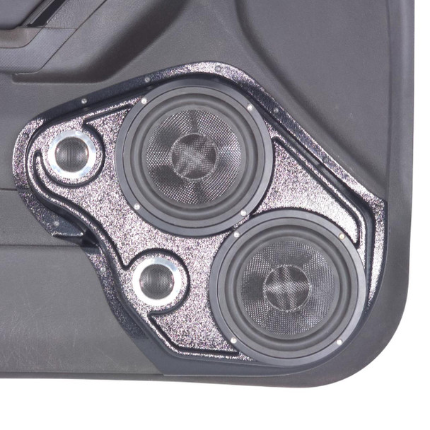 DOWN4SOUND PODS DOWN4SOUND Dual 6.5" and Dual Tweeter Speaker Pods for the Front Door of a 08-10 Hummer H3