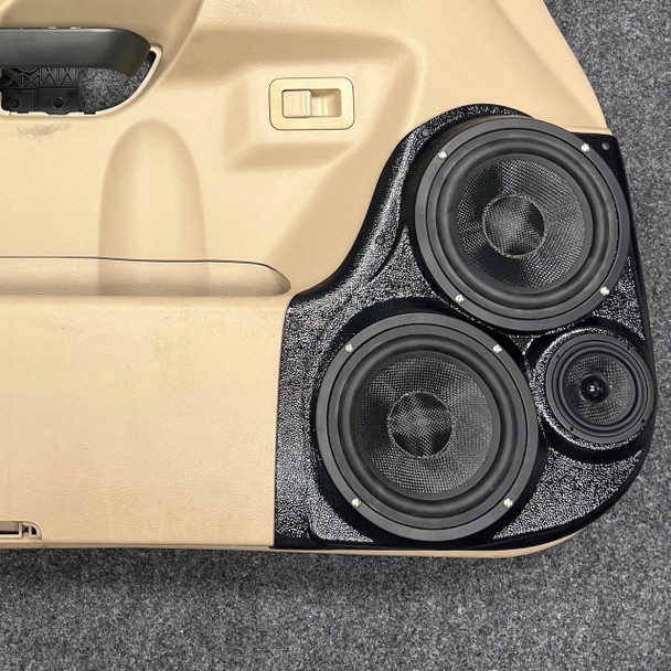 DOWN4SOUND PODS DOWN4SOUND Dual 6.5" and Single 3.5" Speaker Pods for the Front Door of a 08-10 Nissan Armada-Infiniti QX56