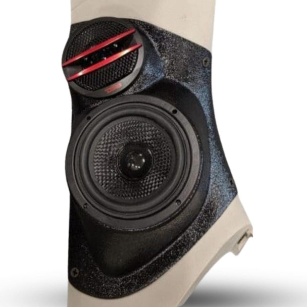 DOWN4SOUND PODS DOWN4SOUND Single 3.5" and Single Tweeter Speaker Pods for the A-Pillar of a 09-18 Dodge Ram-Dodge Ram