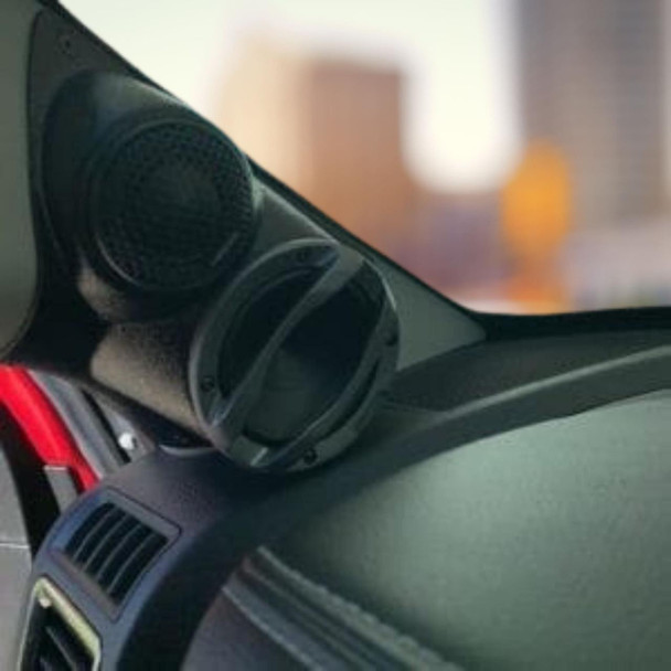 DOWN4SOUND PODS DOWN4SOUND Single 3.5" and Single Tweeter Speaker Pods for the A-Pillar of a 09-18 Dodge Ram-Dodge Ram