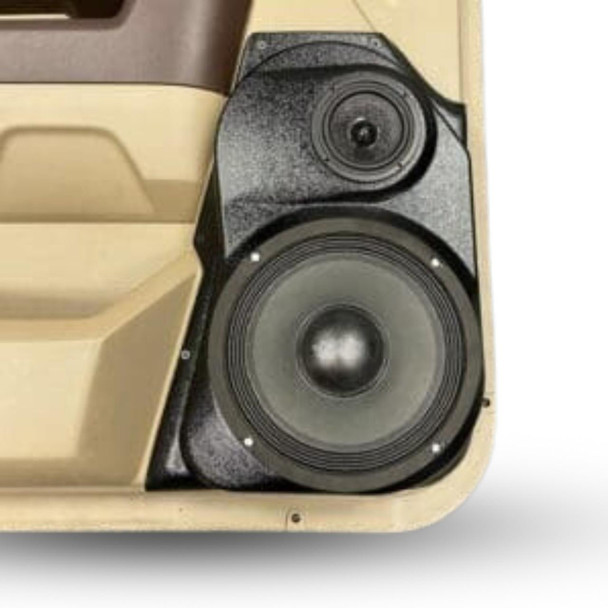 DOWN4SOUND PODS DOWN4SOUND Single 8" and Single 3.5" Speaker Pods for the Front Door of a 09-18 Dodge Ram-Dodge Ram