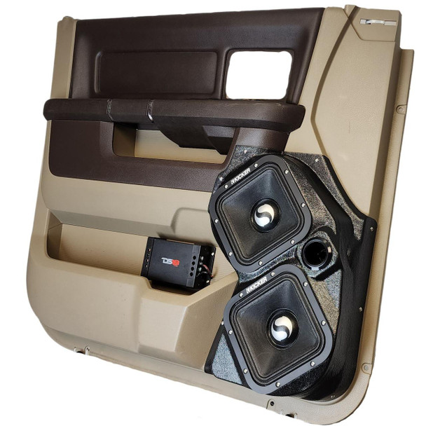 DOWN4SOUND PODS DOWN4SOUND Dual 7" and Single Tweeter Speaker Pods for the Front Door of a 09-18 Dodge Ram-Dodge Ram