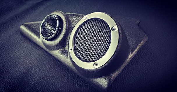 DOWN4SOUND PODS DOWN4SOUND Single 3.5" and Single Tweeter Speaker Pods for the Sail Panel of a 09-14 Ford F-150