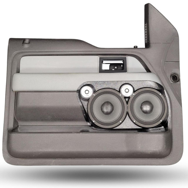 DOWN4SOUND PODS DOWN4SOUND Dual 8" and Dual Tweeter Speaker Pods for the Front Door of a 09-14 Ford F-150