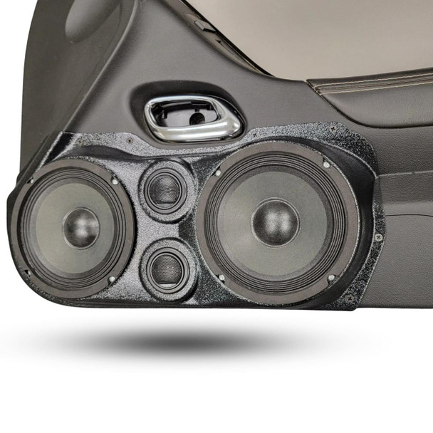 DOWN4SOUND PODS DOWN4SOUND Dual 6.5" and Dual Tweeter Speaker Pods for the Front Door of a 10-15 Chevrolet Camaro