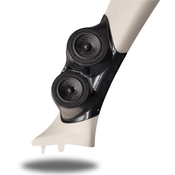 DOWN4SOUND PODS DOWN4SOUND Dual 3.5" Speaker Pods for the A-Pillar of a 10-17 Chevrolet Equinox-GMC Terrain SUV