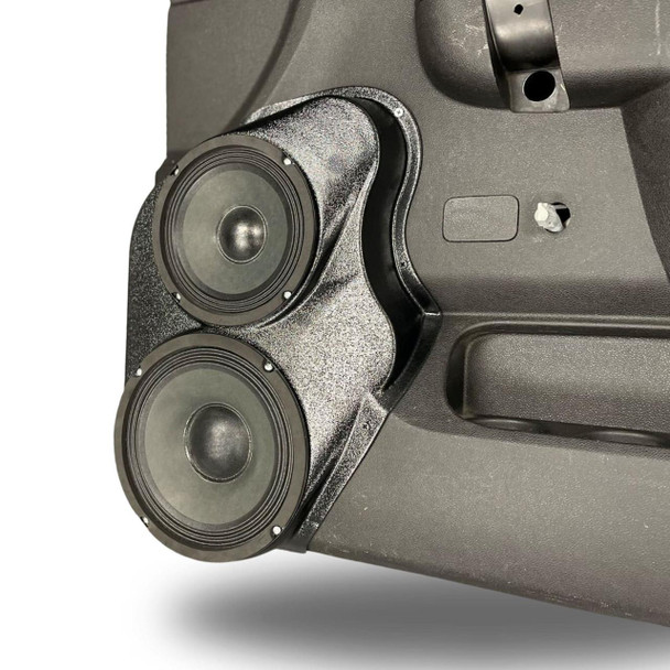 DOWN4SOUND PODS DOWN4SOUND Single 8" and Single 6.5" Speaker Pods for the Front Door of a 10-13 Chevrolet Silverado-GMC Sierra Lower Handle