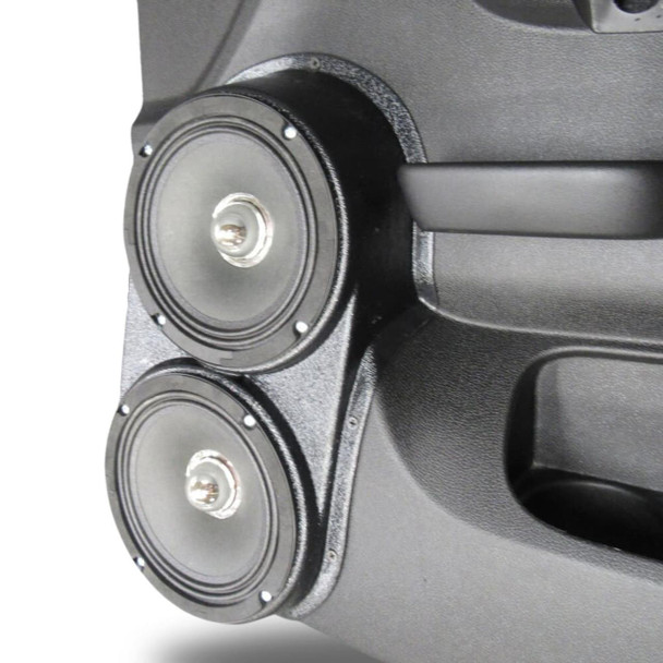 DOWN4SOUND PODS DOWN4SOUND Dual 6.5" Speaker Pods for the Front Door of a 10-13 Chevrolet Silverado-GMC Sierra Lower Handle