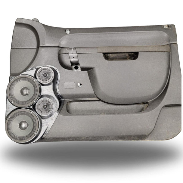 DOWN4SOUND PODS DOWN4SOUND Dual 6.5" and Dual 3.5" Speaker Pods for the Front Door of a 10-13 Chevrolet Silverado-GMC Sierra Lower Handle