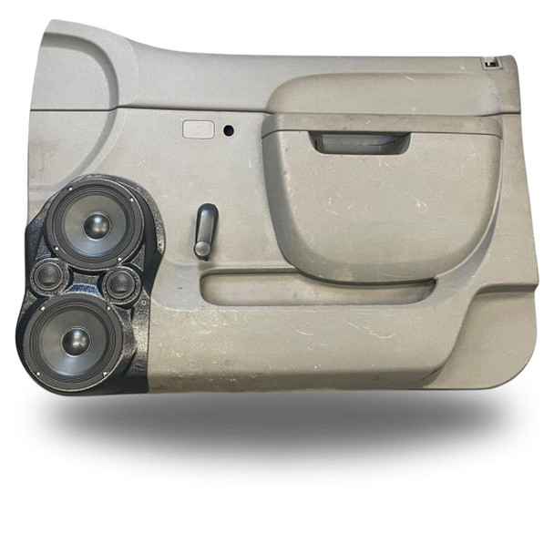 DOWN4SOUND PODS DOWN4SOUND Dual 6.5" and Dual Tweeter Speaker Pods for the Front Door of a 10-13 Chevrolet Silverado-GMC Sierra Lower Handle Manual Window