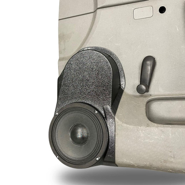 DOWN4SOUND PODS DOWN4SOUND Single 8" Speaker Pods for the Front Door of a 10-13 Chevrolet Silverado-GMC Sierra Lower Handle Manual Window
