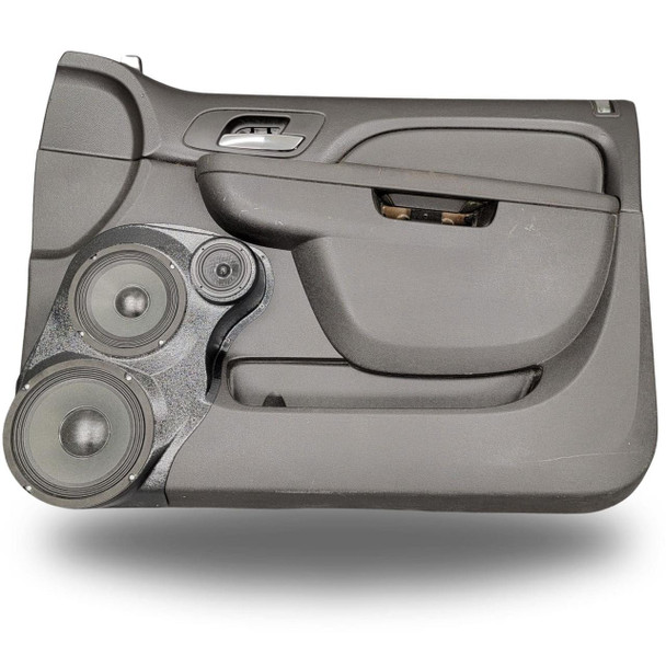 DOWN4SOUND PODS DOWN4SOUND Single 8" and Single 6.5" and Single 3.5" Speaker Pods for the Front Door of a 10-14 GM Full Size Truck Upper Handle