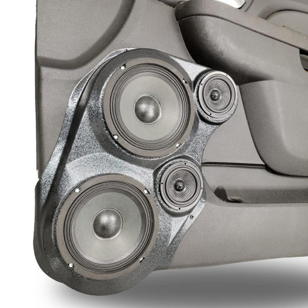 DOWN4SOUND PODS DOWN4SOUND Dual 6.5" and Dual 3.5" Speaker Pods for the Front Door of a 10-14 GM Full Size Truck Upper Handle