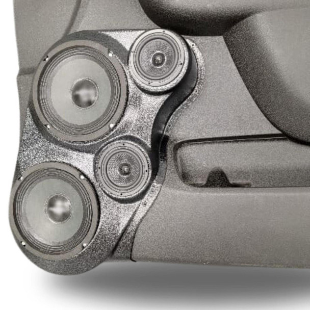 DOWN4SOUND PODS DOWN4SOUND Dual 6.5" and Dual 3.5" Speaker Pods for the Front Door of a 10-14 GM Full Size Truck Upper Handle