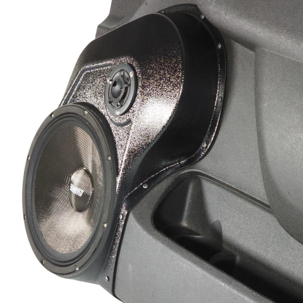 DOWN4SOUND PODS DOWN4SOUND Single 10" and Single 3.5" Speaker Pods for the Front Door of a 10-14 GM Full Size Truck Upper Handle