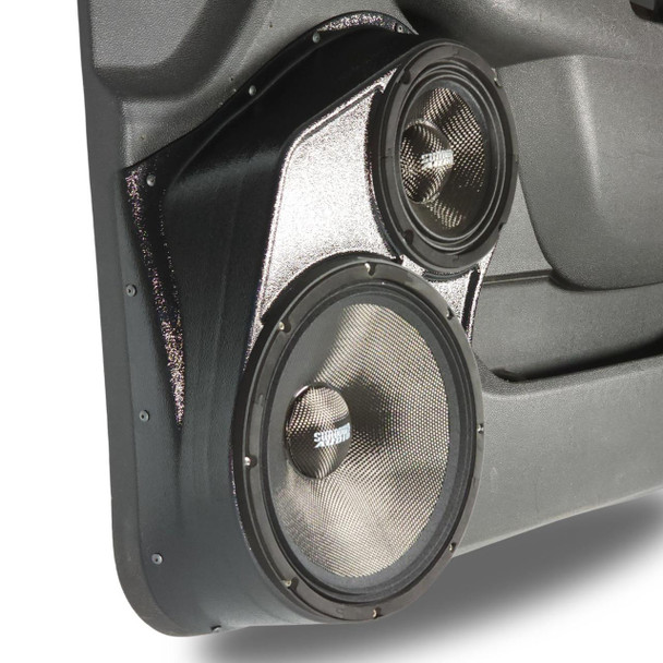 DOWN4SOUND PODS DOWN4SOUND Single 10" and Single 6.5" Speaker Pods for the Front Door of a 10-14 GM Full Size Truck Upper Handle