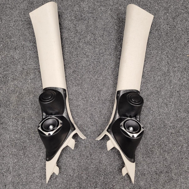 DOWN4SOUND PODS DOWN4SOUND Single 3.5" and Single Tweeter Speaker Pods for the A-Pillar of a 11-23 Dodge Durango-Jeep Grand Cherokee