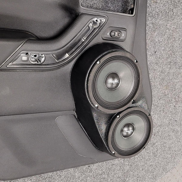 DOWN4SOUND PODS DOWN4SOUND Flangeless Dual 6.5" Speaker Pods for the Front Door of a 11-17 Jeep Wrangler