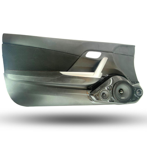 DOWN4SOUND PODS DOWN4SOUND Single 6.5" and Single 3.5" and Single Tweeter Speaker Pods for the Front Door of a 12-15 Honda Civic 2 Door