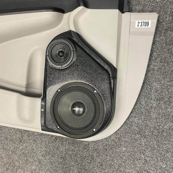 DOWN4SOUND PODS DOWN4SOUND Single 6.5" and Single 3.5" Speaker Pods for the Front Door of a 12-17 Toyota Camry