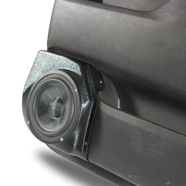 DOWN4SOUND PODS DOWN4SOUND Single 6.5" Speaker Pods for the Rear Door of a 14-18 Chevrolet Silverado-GMC Sierra Crew Cab/Extended