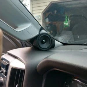 DOWN4SOUND PODS DOWN4SOUND Single 3.5" Speaker Pods for the A-Pillar of a 14-18 GM Full Size Truck A-Pillar Handle
