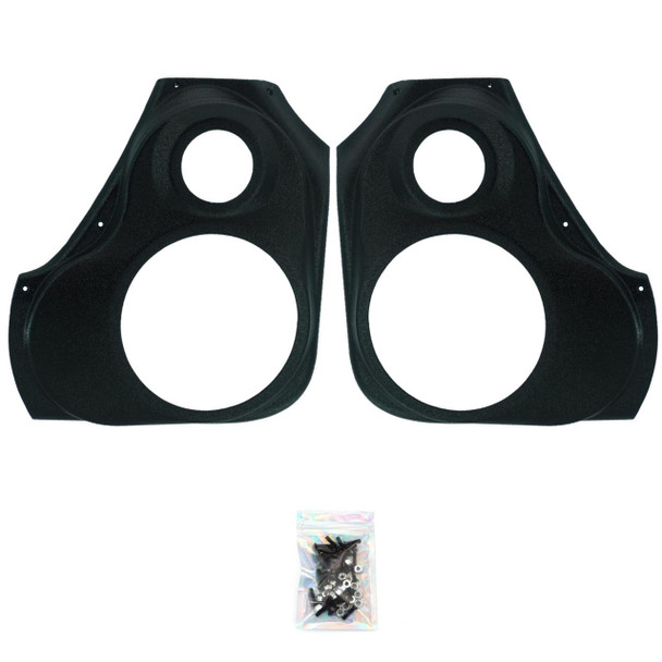 DOWN4SOUND PODS DOWN4SOUND Single 8" and Single 3.5" Speaker Pods for the Front Door of a 14-23 Jeep Cherokee