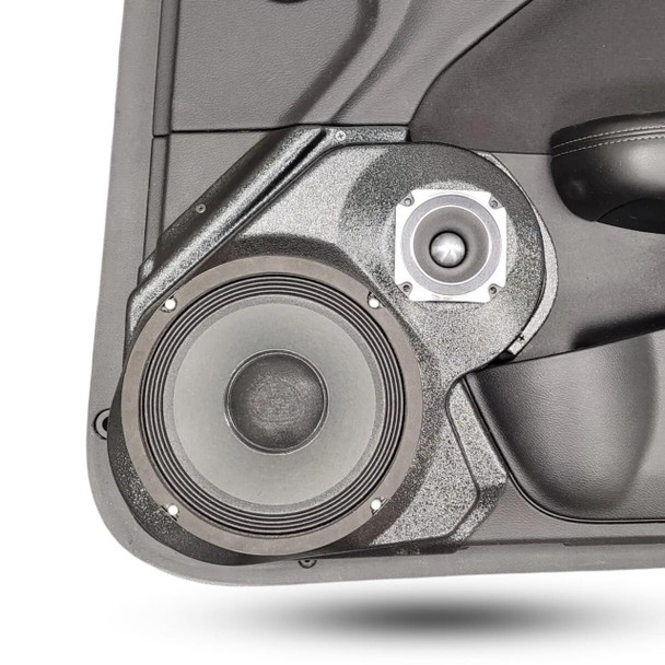 DOWN4SOUND PODS DOWN4SOUND Single 8" and Single 3.5" Speaker Pods for the Front Door of a 15-23 Dodge Challenger