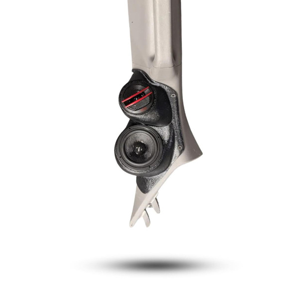 DOWN4SOUND PODS DOWN4SOUND Single 3.5" and Single Tweeter Speaker Pods for the A-Pillar of a 15-20 Ford F-150-Ford F-250 & F-350