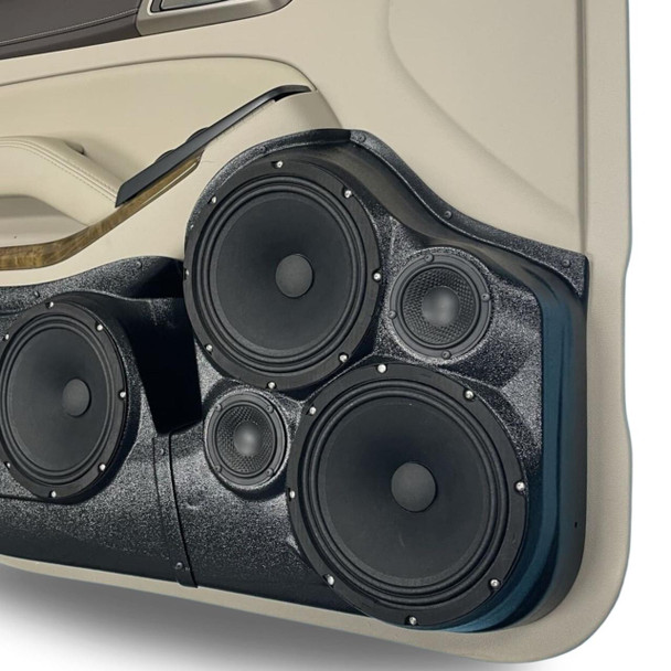 DOWN4SOUND PODS DOWN4SOUND Dual 8" and Dual 3.5" Speaker Pods for the Front Door of a 15-20 GM Full Size SUV