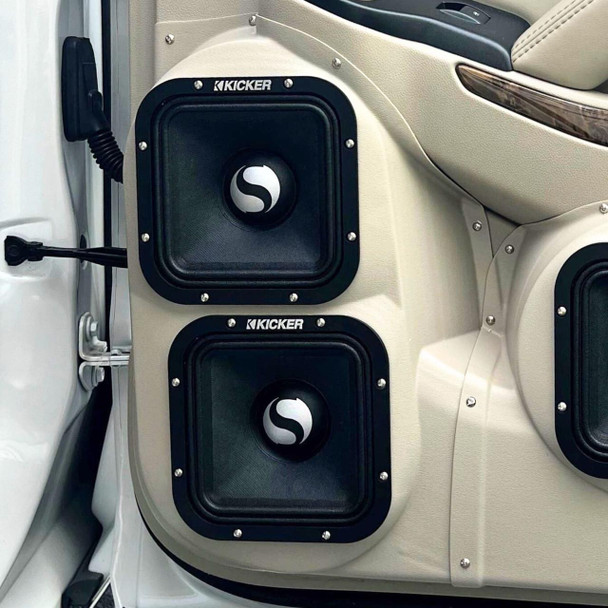 DOWN4SOUND PODS DOWN4SOUND Dual 7" Speaker Pods for the Rear Door of a 15-20 GM Full Size SUV