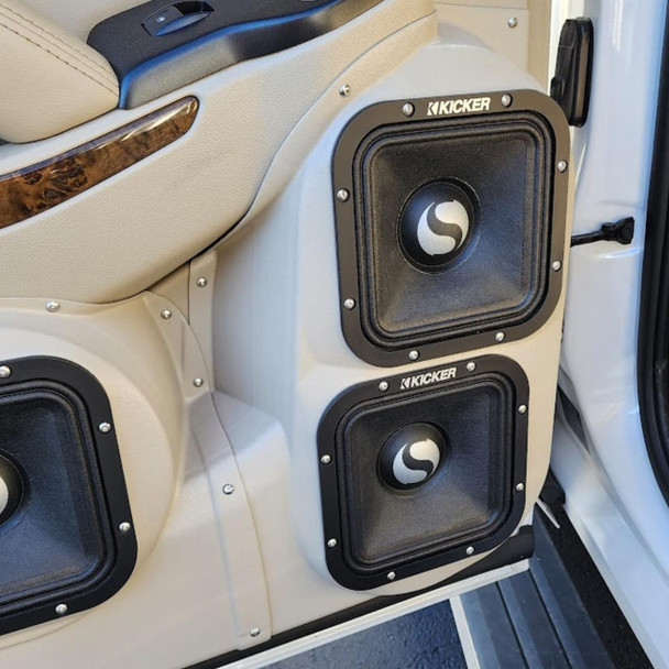 DOWN4SOUND PODS DOWN4SOUND Dual 7" Speaker Pods for the Rear Door of a 15-20 GM Full Size SUV