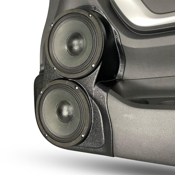 DOWN4SOUND PODS DOWN4SOUND Dual 8" Speaker Pods for the Front Door of a 15-24 Nissan Titan