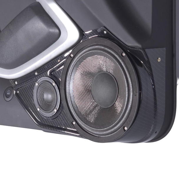 DOWN4SOUND PODS DOWN4SOUND Single 8" and Single 3.5" Speaker Pods for the Front Door of a 16-24 Chevrolet Camaro