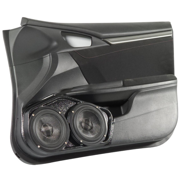 DOWN4SOUND PODS DOWN4SOUND Dual 6.5" Speaker Pods for the Front Door of a 16-20 Honda Civic 4 Door 