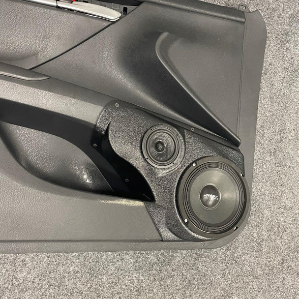DOWN4SOUND PODS DOWN4SOUND Single 6.5" and Single 3.5" Speaker Pods for the Front Door of a 18-24 Toyota Camry