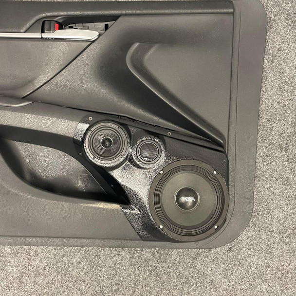 DOWN4SOUND PODS DOWN4SOUND Single 6.5" and Single 3.5" and Single Tweeter Speaker Pods for the Front Door of a 18-24 Toyota Camry