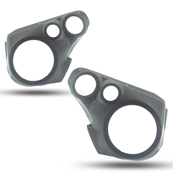 DOWN4SOUND PODS DOWN4SOUND Single 6.5" and Single 3.5" and Single Tweeter Speaker Pods for the Front Door of a 18-24 Toyota Camry