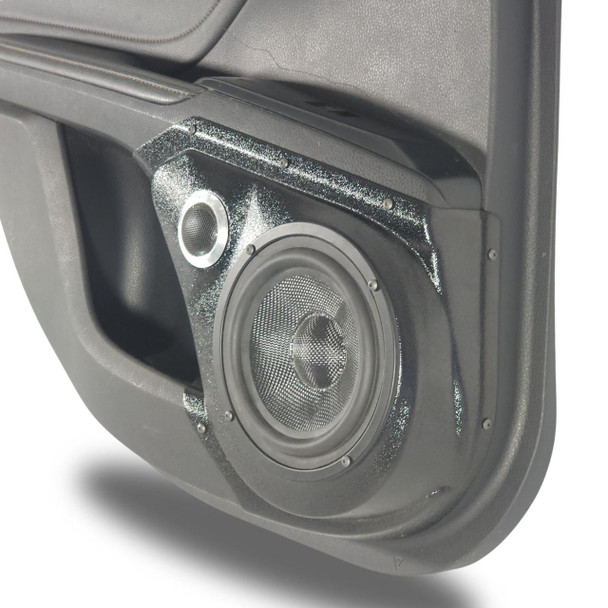 DOWN4SOUND PODS DOWN4SOUND Single 6.5" and Single Tweeter Speaker Pods for the Rear Door of a 18-24 Toyota Camry