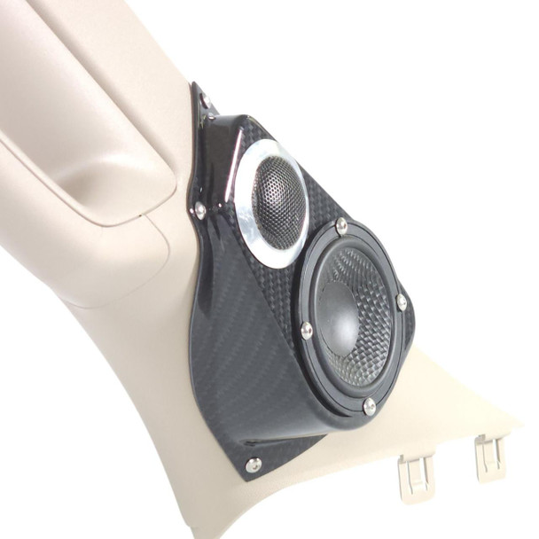 DOWN4SOUND PODS DOWN4SOUND Single 3.5" and Single Tweeter Speaker Pods for the A-Pillar of a 19-25 Dodge Ram 2500