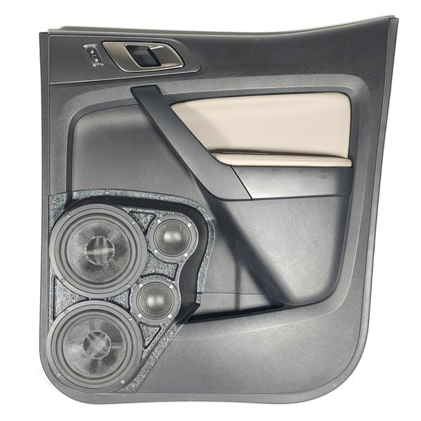 DOWN4SOUND PODS DOWN4SOUND Dual 6.5, Dual 3.5 Rear Door Speaker Pods for 2019-2023 Ford Ranger