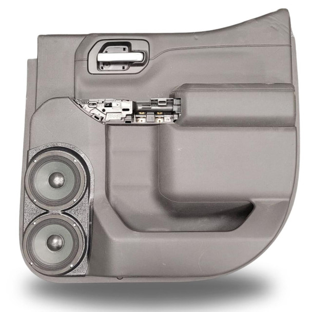 DOWN4SOUND PODS DOWN4SOUND Dual 6.5" Speaker Pods for the Rear Door of a 19-23 Chevrolet Silverado-GMC Sierra Crew Cab