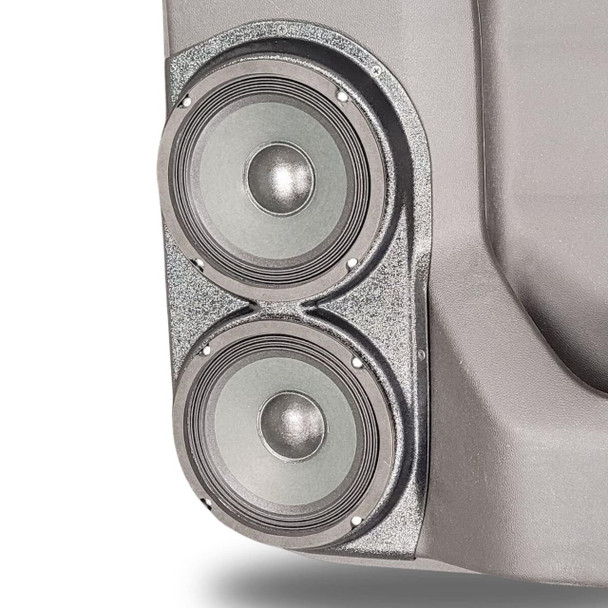 DOWN4SOUND PODS DOWN4SOUND Dual 6.5" Speaker Pods for the Rear Door of a 19-23 Chevrolet Silverado-GMC Sierra Crew Cab
