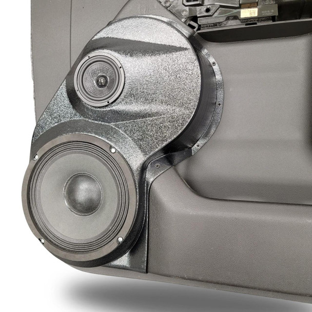DOWN4SOUND PODS DOWN4SOUND Single 8" and Single 3.5" Speaker Pods for the Front Door of a 19-23 Chevrolet Silverado-GMC Sierra