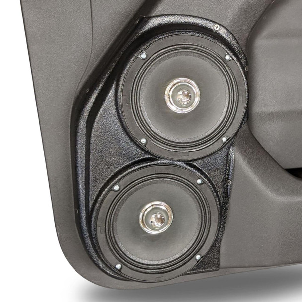 DOWN4SOUND PODS DOWN4SOUND Dual 6.5" Speaker Pods for the Front Door of a 19-23 Chevrolet Silverado-GMC Sierra