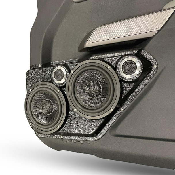 DOWN4SOUND PODS DOWN4SOUND Dual 6.5" and Dual Tweeter Speaker Pods for the Front Door of a 21-23 Ford Bronco