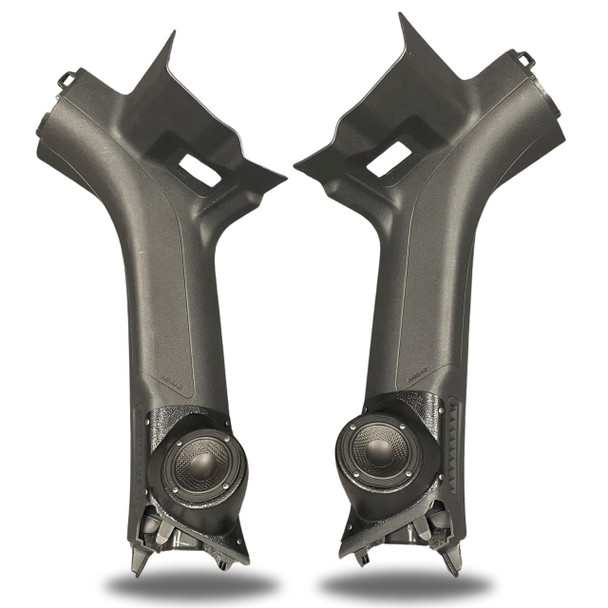 DOWN4SOUND PODS DOWN4SOUND 21-23 Ford Bronco A-Pillar Speaker Pods for Single 3.5 inch tweeter or midrange