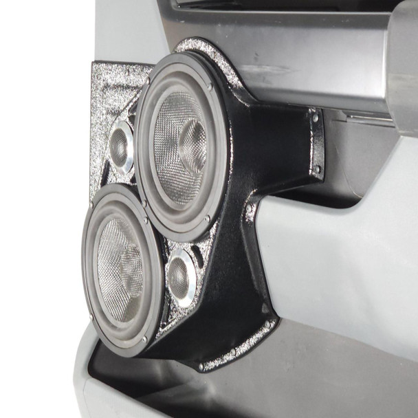 DOWN4SOUND PODS DOWN4SOUND Dual 6.5" and Dual Tweeter Speaker Pods for the Front Door of a 21-24 Ford F-150-Ford F-250 F-350